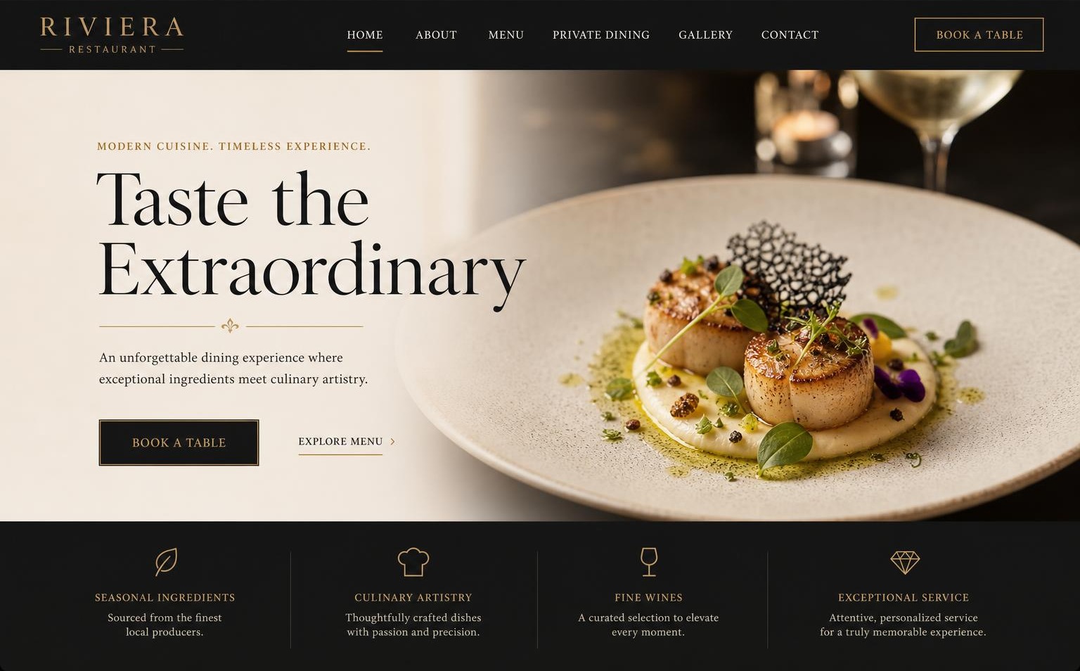 Example of a website Ployxi built for a local business