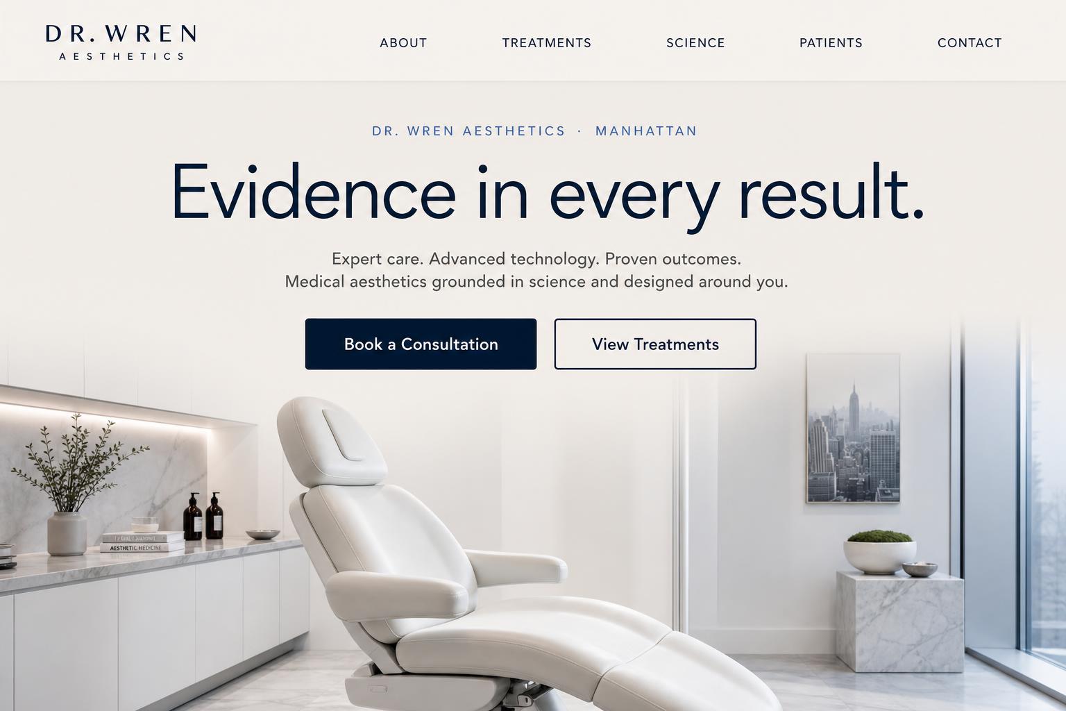 Dr. Wren Aesthetic Surgery website — Facial plastic surgery